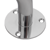 Winkelgrifffür barrierefreies Bad Stangenlänge 60/30 cm zur Montage links. aus rostfreiem Edelstahl ⌀ 32 mm